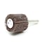Continental Abrasives 1" x 1" x 1/4" Aluminum Oxide 320 Grit Mounted Flap Wheel FW-11320 - alternate 1
